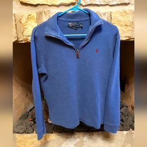 Blue Ralph Lauren Half Zip Sweater